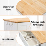 OUTGUAVA 13 Gallon Tilt Out Trash Cabinet Kitchen Waste Bins,50 Quart Laundry Hamper Tilt Out Pet Proof Hidden Trash Bin for Kitchen Living Room,White OUTGUAVA