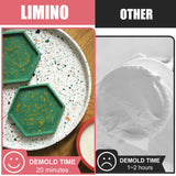 Eco Resin Casting Powder - 1400g Ceramic Resin Powders Kit with 6pcs Pigments, Fast Curing, Easy to Demold, Water Mixed Activated - Toxic-Free, Odorless - Plaster Casting Kit for DIY Home Art Crafts Limino