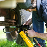 LockNLube 2-in-1 Pneumatic Grease Gun with Single Shot & Continuous Modes. Single-Shot and Continuous delivery Modes in one Grease Gun! Easily Switch delivery Mode with The Sliding Selection Lever. LockNLube