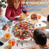 Wooden Puzzles for Adults, Cardinal Puzzles, 200 Pieces Puzzles for Adults, Christmas Puzzle Gifts for Women, Wooden Jigsaw Puzzles (M-11.9 * 11.8in) NABYSHOP