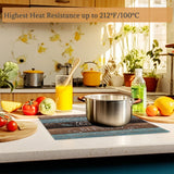 Thankful Grateful Blessed Placemats Set of 6 Place Mats for Kitchen Table Washable Farmhouse Linen Table Mats Dining Decoration 12x18 Inch UIUPRO