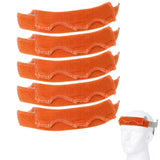 Aolamegs Safe Hard Hat Sweatband- 5PCS Sweat Bands Washable, Hard Hat Liner Replacement, Flame Retardant Cotton Hard Hat Accessories Sweat for Welding Helmet, Construction Hats, Chainsaw Helmet Aolamegs