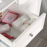 Sauder Craft Pro Series Storage Pantry cabinets, L: 32.13" X W: 17.56" X H: 30.12", White finish Sauder