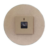 Stonebriar Vintage Farmhouse Wooden 14 Inch Round Battery Operated Hanging Wall Clock Stonebriar