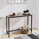 Timberer 39.4” Console Table, Hallway Entrance Table Sofa Table Behind Couch, for Living Room, Entryway, Easy Assembly, Accent Table, Grey Timberer