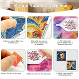 Sun and Moon Diamond Art Kits for Adults - 2 Pack Diamond Painting Kits for Adults,DIY 5D Diamond Painting with Round Gem Art Kits for Adults for Gift Home Wall Decor 14x14 Inch YarnWhimsy