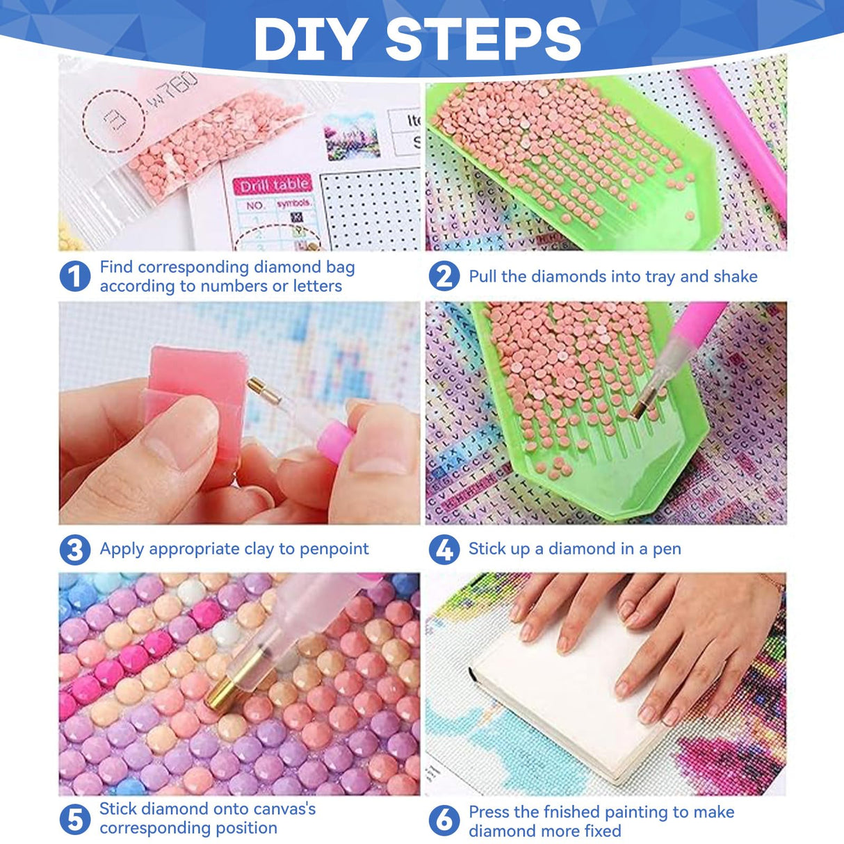 Yunnuo DIY 5D Diamond Painting Kits, Black Cat Diamond Art Kits for Adults, Full Drill Diamond Dots Gem Paintings Canvas for Beginners, Perfect for Festival Home Wall Decor 12x16inch (Starry Night) Yunnuo