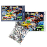 Crown Point Graphics Route 66 Vintage Cars and Trucks Puzzle, 1000 Piece Jigsaw Puzzle Crown Point Graphics