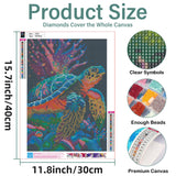 Sea Turtle Diamond Painting Kits for Adults, Sea Turtle Diamond Art Kits for Adults, Turtle Gem Art Painting Kits for Gift Home Wall Decor 12x16inch Aestalrcus