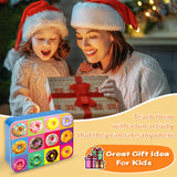 LELEMON Puzzles for Kids Ages 4-6,Donut Puzzle 100 Piece Puzzles for Kids in a Metal Box, Educational Kids Puzzles Jigsaw Puzzles 100 Piece Puzzle Games Puzzle Toys for Girls and Boys LELEMON