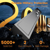 INTERGREAT 2-6 Gun Safe, Gun Cabinet for Rifles, Rifle Gun Safes for Home,Quick Access Rifle Safe with Digital Keypad INTERGREAT