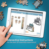 Wrebbit3D Harry Potter Hogwarts Clock Tower 3D Puzzle for Teens and Adults | 420 Real Jigsaw Puzzle Pieces | Not Just an Ordinary Model Kit for Adults for Harry Potter Fans Wrebbit