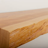 VINTAYARD Rustic Wood Floating Shelves, Live Edge Wooden Shelf for Farmhouse Wall Decor, Set of 2 Shelves with Solid Steel-Coated Hidden Brackets, Hand Finished and Sealed (Cedar, 24 inches Long) VINTAYARD