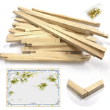 7 Lengths Wood Canvas Frames Kits, Total 28 Pcs Needlepoint Stretcher Bars for Needlework Embroidery Oil Painting Posters Art Supplies (6/8/10/12/14/16/20inch) Wibeelee