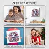 WSLWXSHM 5D Special Shape Diamond Art Kits for Beginners, Diamond Painting Kits for Adults Elephant, Crystal Rhinestones Diamond Painting for Home Wall Decoration Gift 12×12inch/30×30cm, Animal WSLWXSHM