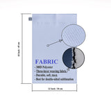 EZHVA 5 pcs 12x18Inch Double-Sided Solid Sublimation Blank Polyester Flags DIY for Garden and Yard Blank Canvas Banner for Vinyl and Ink Sublimation Blanks 300D Polyester 3-Layer Weave Strands EZHVA