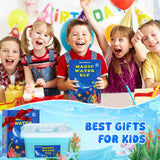Magic Water Elf Toy Kit，Aqua Fairy Water Gel Kit-16 Magic Gesl&15 Molds-Make Water Pets with Fishing Set - Fun Kids DIY Craft Kit, Birthday Gift & Party Favors for Kids Ages 3+ MaxiBean