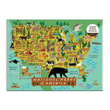 Galison National Parks of America Puzzle, 1000 Pieces, 27” x 20” – Difficult Jigsaw Puzzle Featuring Stunning and Colorful Artwork by Anne Bentley – Thick, Sturdy Pieces, Challenging Family Activity Galison