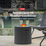 Keter Cool Side Table Cooler 3 in 1 Outdoor Patio Table and Ice Chest Storage, Ideal Hot Tub Table, Decor and Outdoor Patio Bar, Portable Bar, Graphite Keter