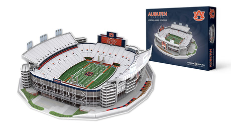Pro Lion 3D Jigsaw Puzzle of Jordan-Hare Stadium - 82 Pieces | 2 Hour Build Time | Home of Auburn Tigers | NCAA College Football Gifts for Boys, Men & Kids Aged 8 & Up | Games for Tiger Fans Pro-Lion