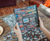 Blockbuster Era 1000-Piece Jigsaw Puzzle, Brain Teaser for Kids and Adults | 28 x 20 Inches Toynk