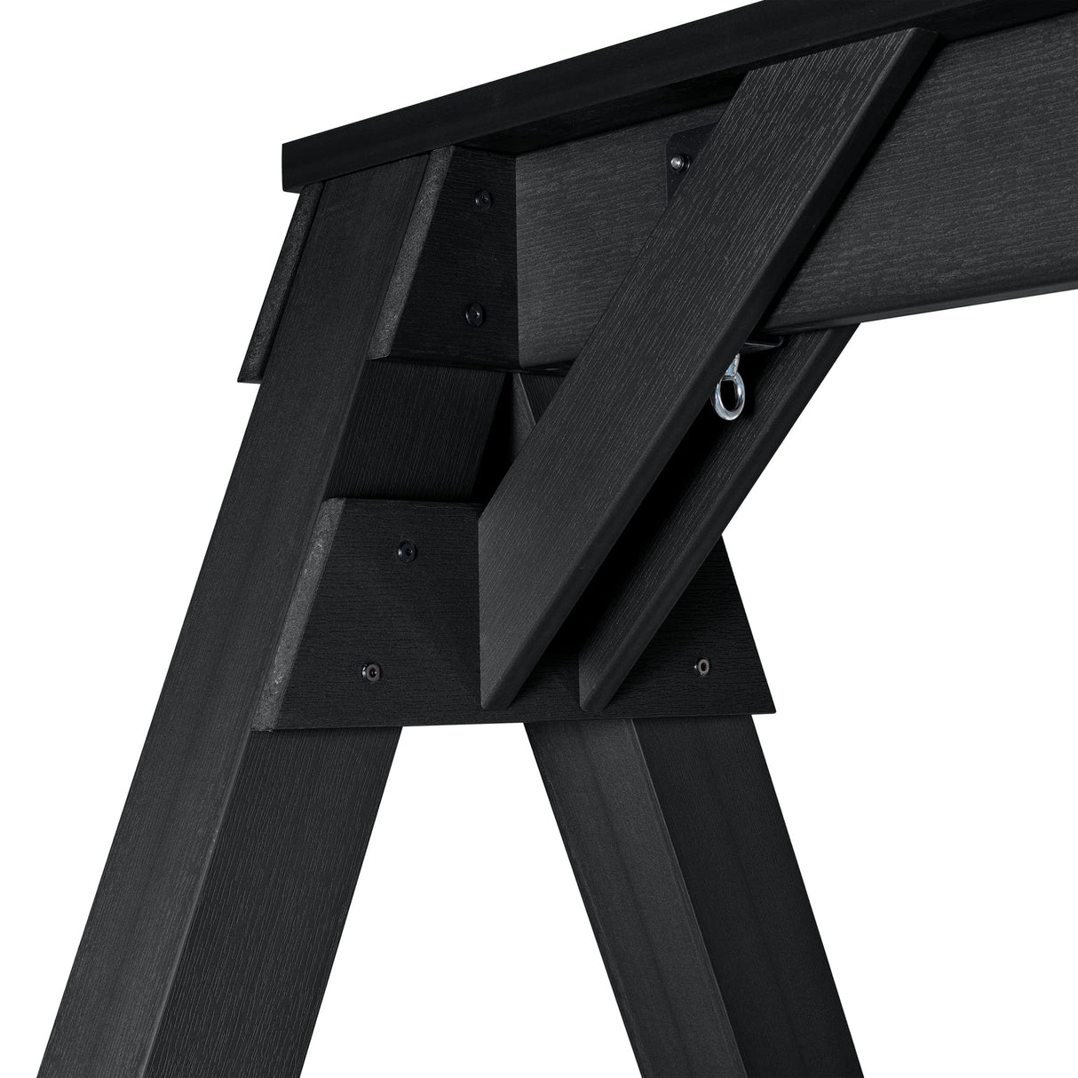 Highwood Heavy Duty, Weather Resistant A-Frame Porch Swing Stand, Black highwood
