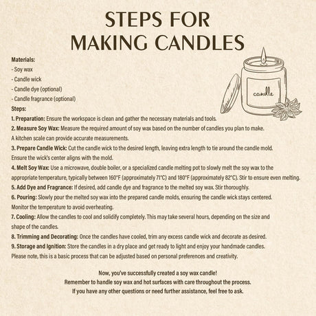 Soy Wax, Waxcanpy Natural Candle Wax, Organic Soy Wax for Candle Making from Farm, No Additives, Harmless and Pure (5lb) Waxcanpy