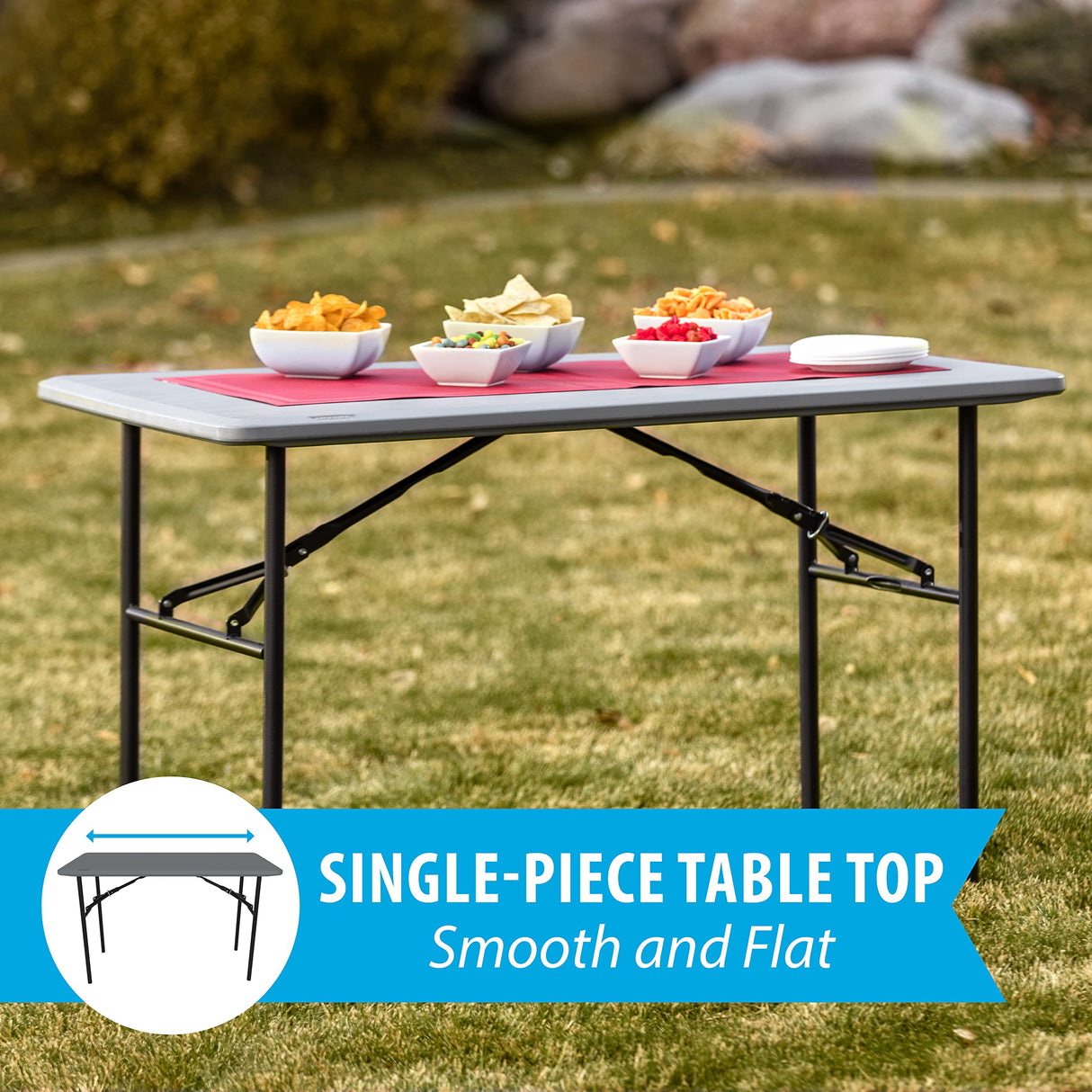 Lifetime 4-Foot Essential Folding Table Lifetime