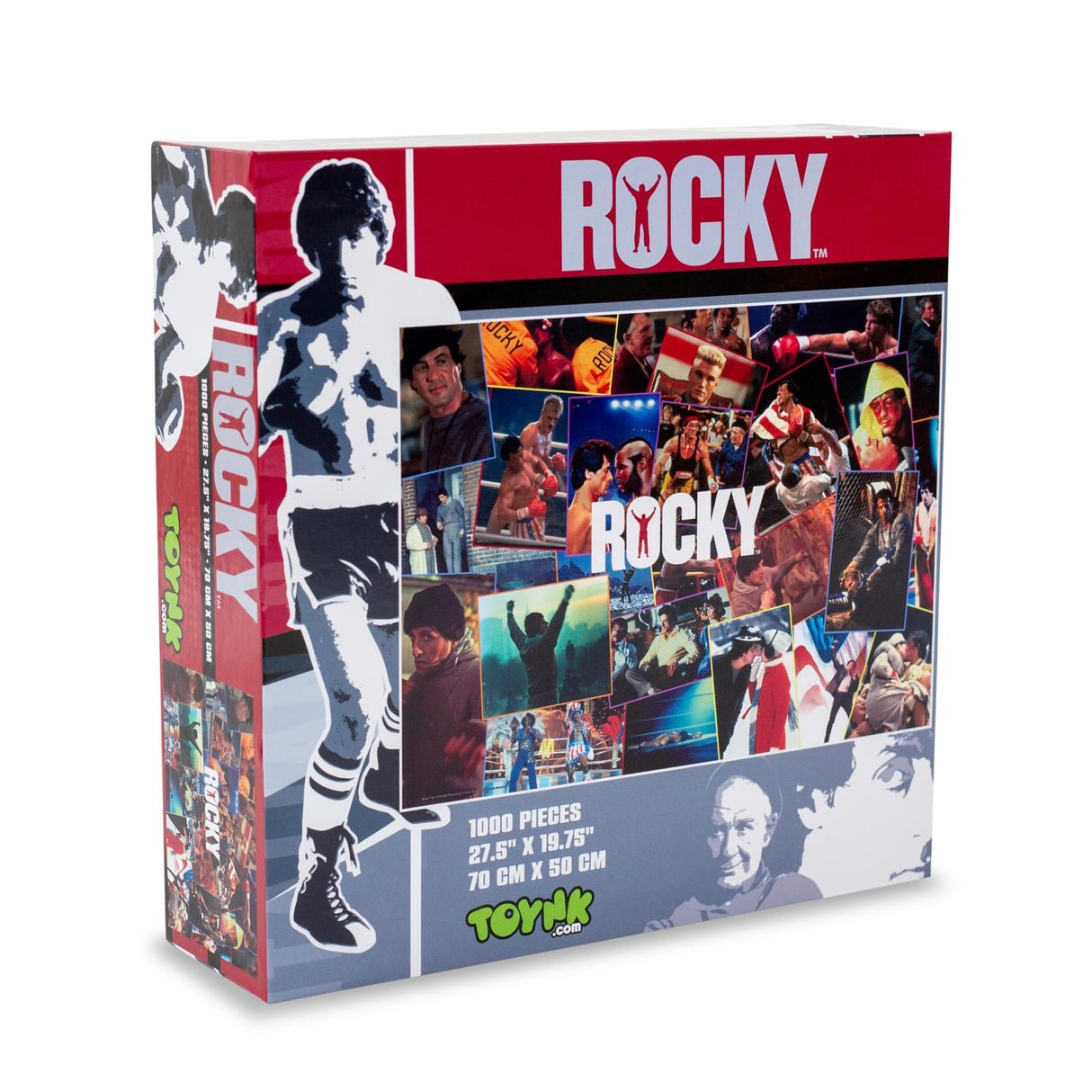 Rocky Movie Collage 1000-Piece Jigsaw Puzzle | Fun Brain Teaser, Toys & Games | 28 x 20 Inches Toynk