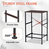 WLIVE Night Stand Set 2, Dresser and Nightstand Sets, Small Dresser for Bedroom with 2 Drawers, End Table with Fabric Bins for Closet, Bedside Furniture, College Dorm, Dark Grey WLIVE