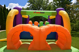 Bounceland Bounce House Inflatable Bouncer Obstacle Pro-Racer Combo Slides Bounceland
