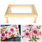 Embroidery Frame Stand Beech Wood Scroll Quilt Holder for Stitching Sewing Craft, Glossy and Size for Adults and Children Asixxsix