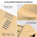 CMFYDAILY 5 in 1 Pikler Triangle Set, Foldable Baby Climbing Gym Indoor Montessori Climbing Set Wooden Toddler Climbing Toys with Arch, Ramp, Ladder CMFYDAILY