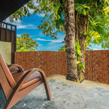 Natural Reed Fencing,Decorative Bamboo Fencing 2ft 3ft 4ft 5ft 6ft High Roll Reed Screen Curtain Balcony Reed Fence Roll for Outdoor Backyard Patio, Decorative Fence,Privacy Screen(91x305cm(3x10ft)) ZMNXAS