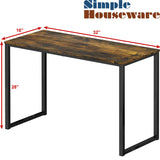 SHW Mission 32 inches Office Desk, Rustic Brown SHW