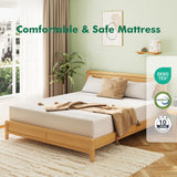 SynthoSpace Twin Mattress 8 Inch Green Tea Memory Foam Mattress for Cool Sleep & Pressure Relief, CertiPUR-US Certified Medium Mattresses in a Box, 38"×75"×8" SynthoSpace
