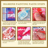 DOTSOPS Diamond Art Painting Kits DIY Paint by Diamonds for Adults Beginner Home Wall Decoration Gift Mountain (11.8x15.7 Inches) DOTSOPS