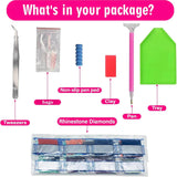 GMETINC Crow Diamond Painting Kits for Adults, Raven DIY 5D Diamond Art Kits Full Drill Diamond Dots Paintings with Diamonds Gem Art and Crafts Home Decor 12x16inch GMETNIC