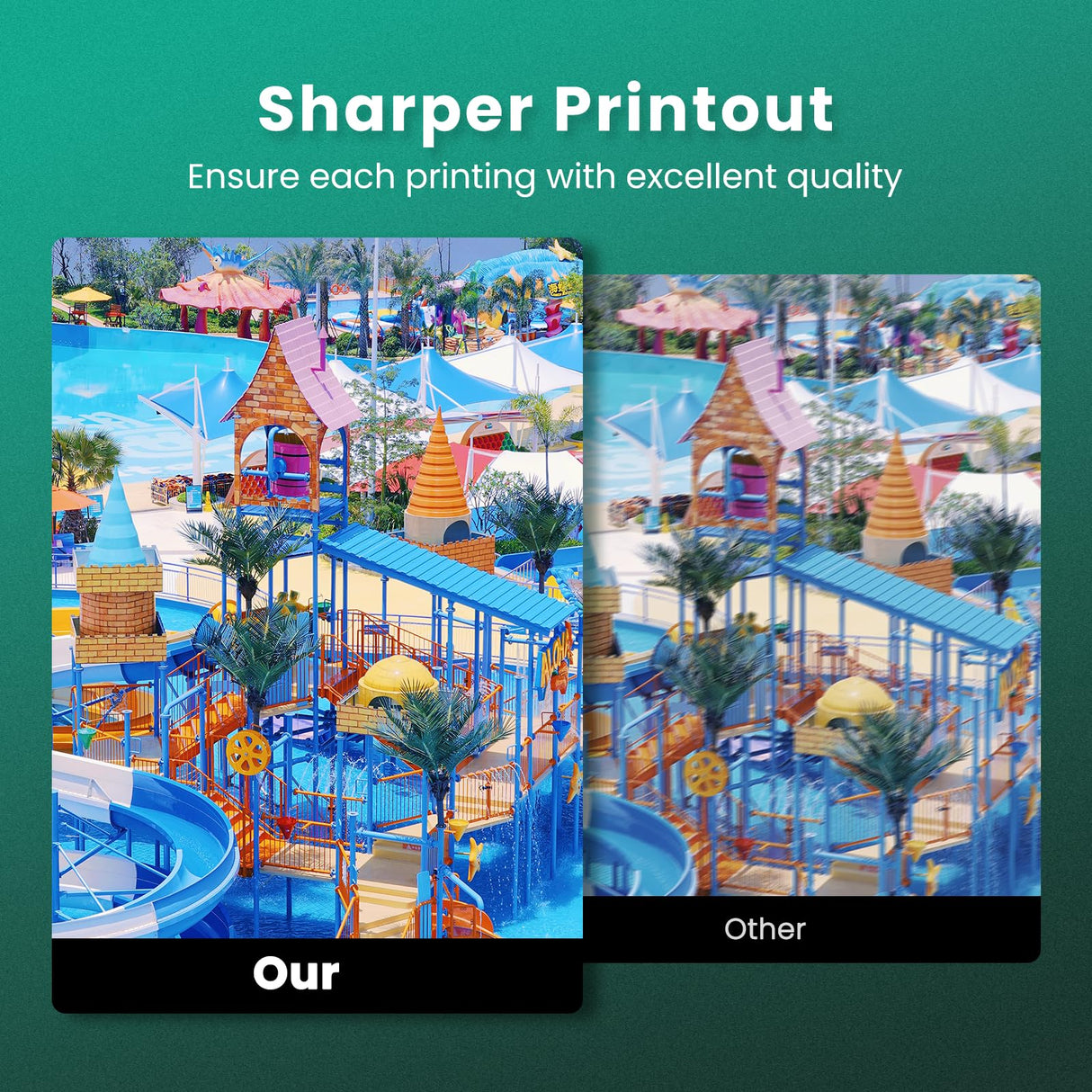 GREENBOX Remanufactured 63XL High Yield Ink Cartridge Combo Pack Replacement for HP 63XL 63 XL OfficeJet 3830 5255 5258 Envy 4520 4512 4513 4516 DeskJet 1112 1110 3630Printer Ink(1 Black 1 Tri-Color) GREENBOX