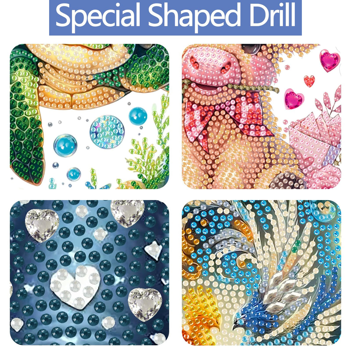 AIBOERL Phoenix Diamond Painting Pendant Kits,5D Diamond Art Diamond Painting Hanging Kits,7.17"X7.17"DIY Diamonds Painting Suncatcher Pendant Kit for Adults for Gift Wall Home Decor AIBOERL