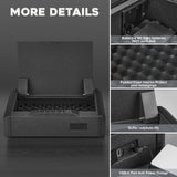 Garvee Gun Safe, Biometric Gun Safe for, Gun Safe, Handgun Safe 3 Ways Quick Access Fingerprint Gun Safe, Sturdy Safe, Gun Lock Safe Box with USB-C Port for Home, Bedside, Desk, Car Garvee