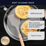 Home Hero 33 Pcs Kitchen Cooking Utensils Set, Non-Stick Silicone Cooking Kitchen Utensils Spatula Set with Holder, Wooden Handle Silicone Kitchen Gadgets Utensil Set (33 Pcs - Khaki) Home Hero