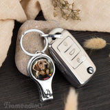 Framendino, 6 Pack Sublimation Blanks Keychains Nail Clipper Metal Bottle Opener Heat Transfer Keychain Fingernail Clipper for Birthday Graduation Gifts Framendino