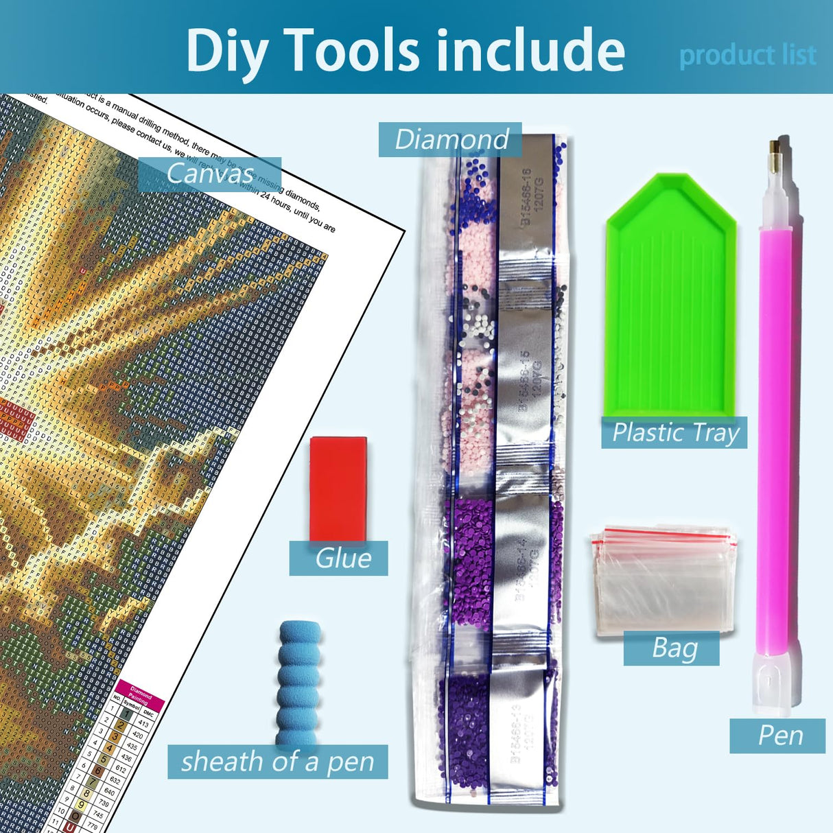 TOPMCYSG Jesus Cross Diamond Art Kits for Adults,Round 5D Diamond Painting Kits for Beginners,DIY Full Drill Diamond Dots Paintings Picture Christ Religious Gem Art and Crafts Home Wall Decor 12x16 in TOPMCYSG