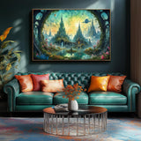 Science Fiction Landscape Jigsaw Puzzles for Adults Fantasy 1000 Piece Puzzle for Adults with Letters on Back Challenging Family Puzzle Games Gift Finished Puzzle Size is （26.75 x 19.75） MINIWAN