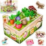 Montessori Wooden Sensory Toddler Toys: Toy for 1 Year Old Boys Girls Birthday Gifts | 1st One First Birthday Gift for 1 Year Old Girl Boy, Educational Learning Toy for 1-2 Year Old Fine Motor Skills MuMua
