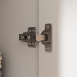 AGOTENI Armoire Wardrobe Closet with 4 Doors & 2 Hanging Rods, Wooden Clothing Storage Cabinet with Drawers & Shelves for Bedroom, White, 19.7" D x 63" W x 70.9" H AGOTENI