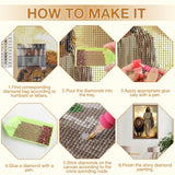 MEIYUDA Jesus Diamond Painting Kits for Adults, DIY Lion Diamond Art Kits for Adult Beginners, Full Diamond Art Painting Kit for Home Wall Decor Gifts 12x16inch MEIYUDA