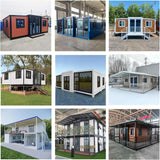 Tiny Homes for Sale Prefab, Expandable Container House Modular Home for Adults to Live in, Foldable Home Tiny House with 2-3 Bedrooms and Full Equiped Bathroom Generic