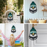 DIY Diamond Art Hanging Kit for Adult,Football Style Acrylic Diamond Art Painting Window Pendants Home Garden Wall Hanging Kits Hanging Ornament,Single Sided(Philadelphia Green) Weadatty